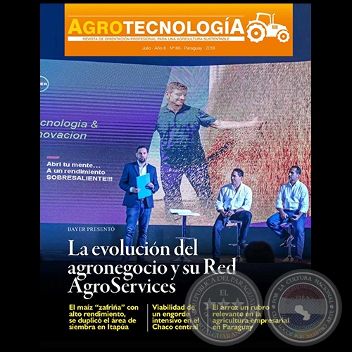 AGROTECNOLOGA  REVISTA DIGITAL - JULIO - AO 8 - NMERO 86 - AO 2018 - PARAGUAY 